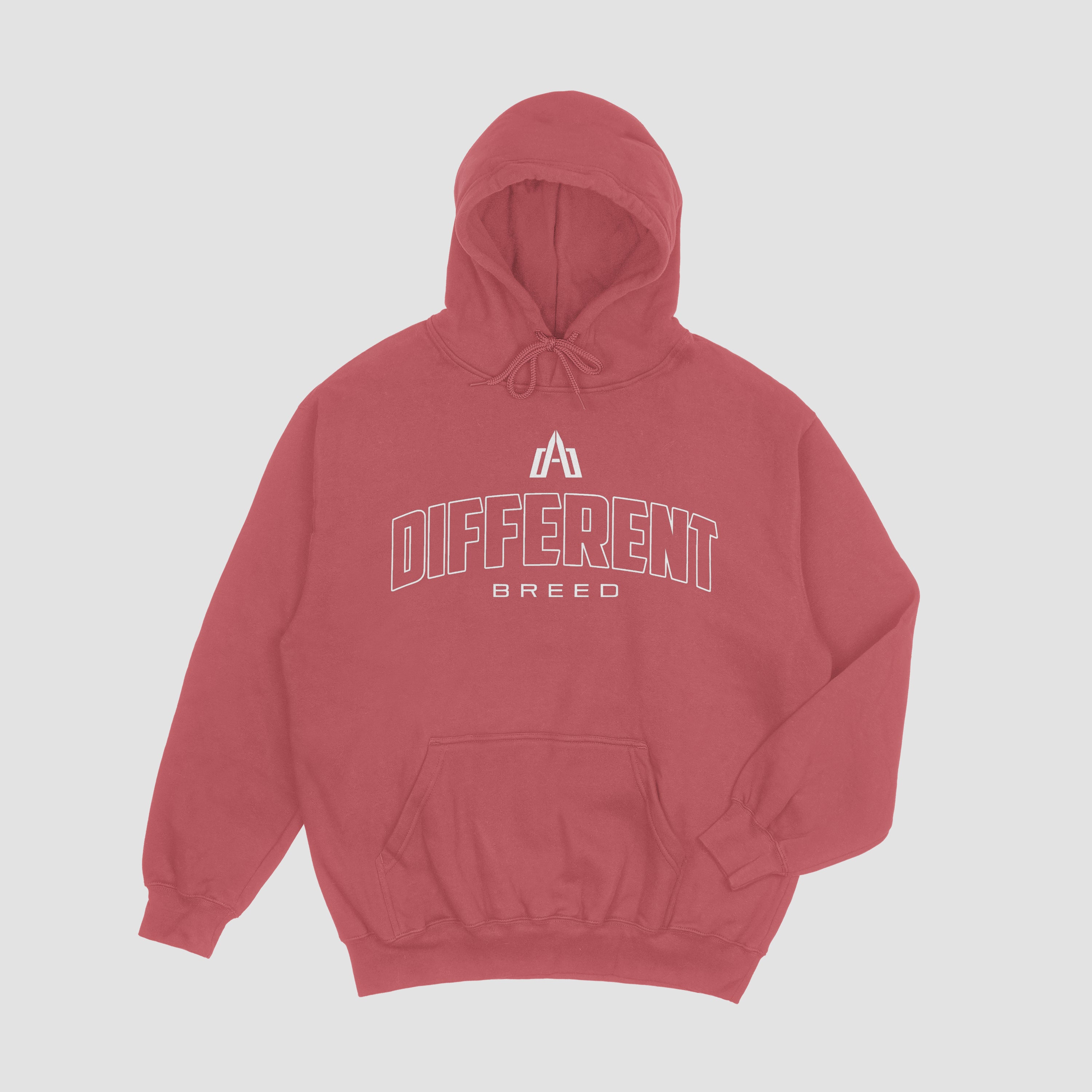 "Authentic" Hoodie - Crimson