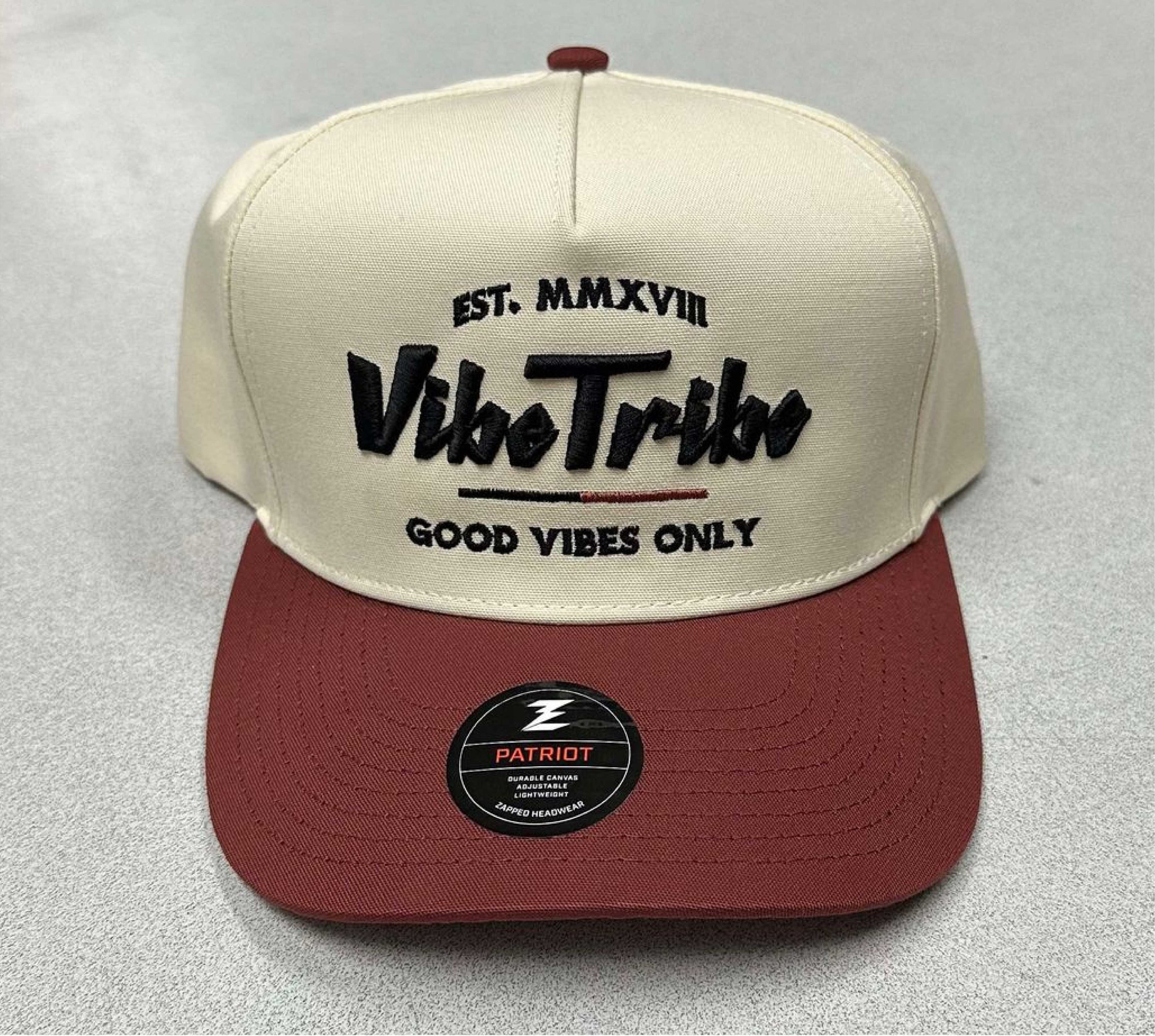 "Vibe Tribe" Snapback - Maroon